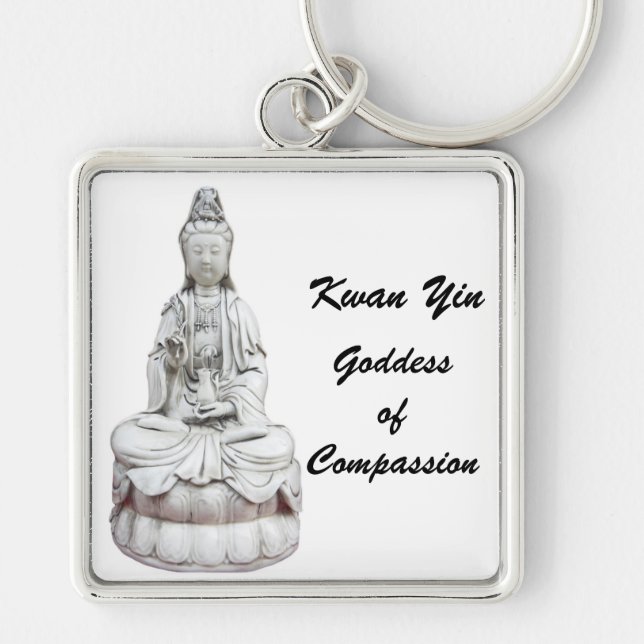 Kwan Yin 1 Keychain (Front)