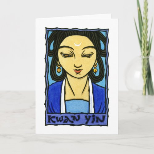 Kwan Yin Greeting Card