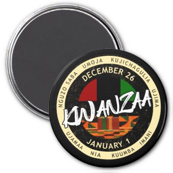 Kwanzaa 7 Principles Magnet by styleuniversal at Zazzle