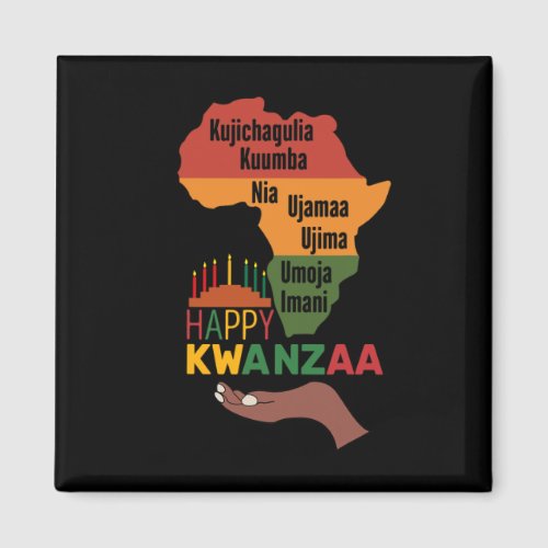 Kwanzaa _ 7 Principles Of Kwanzaa Black History Mo Magnet