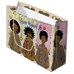 Kwanzaa African American Choir Large Gift Bag