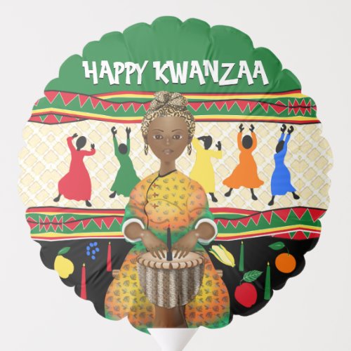 Kwanzaa African American Holiday Balloon