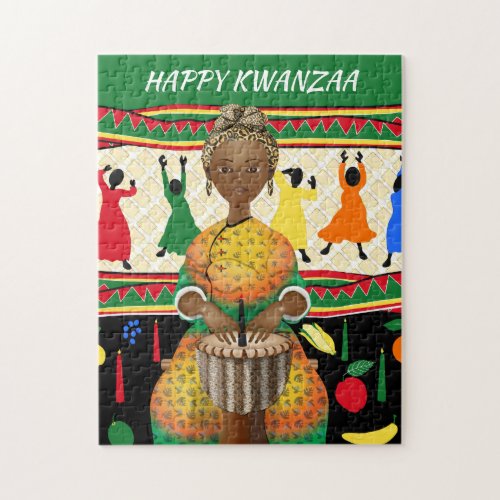 Kwanzaa African American Holiday Jigsaw Puzzle