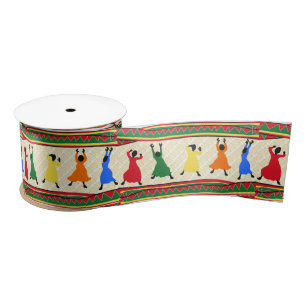 Kwanzaa African American Holiday Satin Ribbon