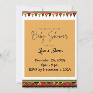 Kwanzaa Baby Shower Invite