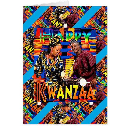  Kwanzaa Blessings:  Cards (Front)