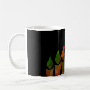 Kwanzaa Bokeh Kinara Coffee Mug