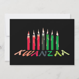 Kwanzaa Candles Invitation