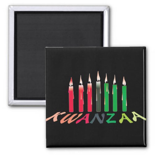 Kwanzaa Candles Magnet