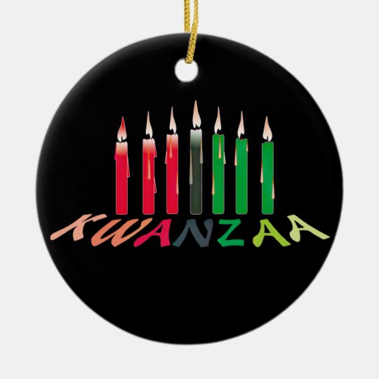 Kwanzaa Candles Ornament