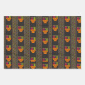 Kwanzaa Kinara Wrapping Paper 