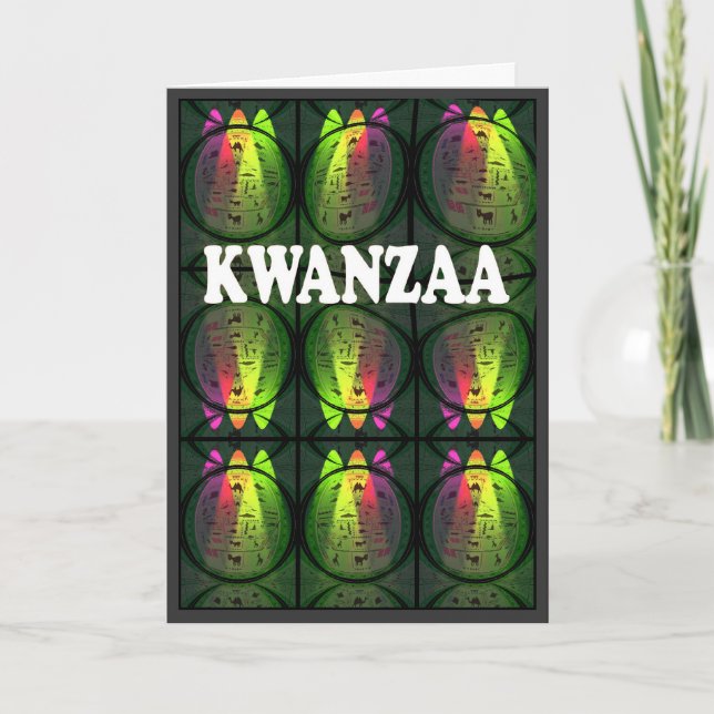 Kwanzaa card (Front)