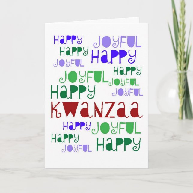 Kwanzaa card (Front)