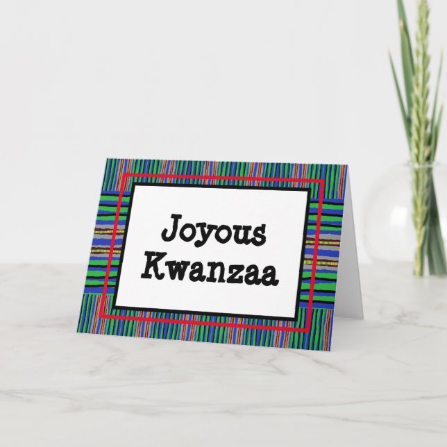 Kwanzaa Card - Joyous #13 (Front)