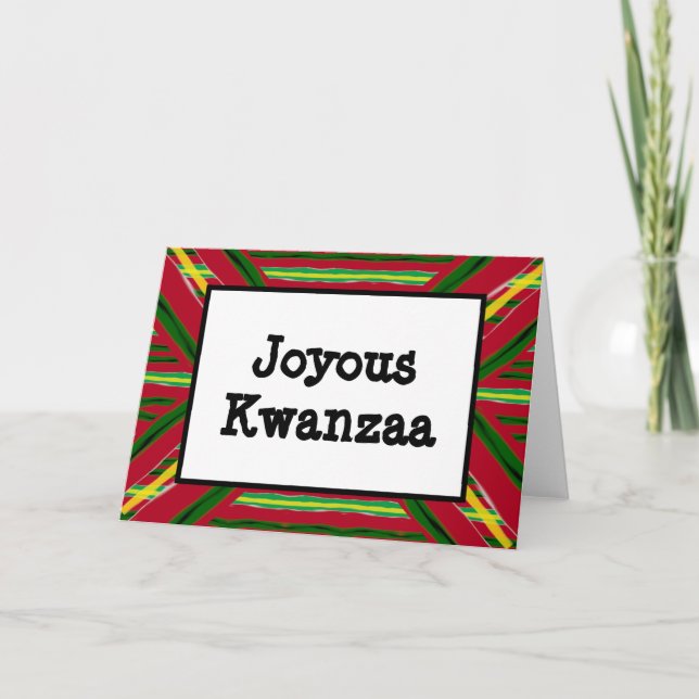 Kwanzaa Card - Joyous #4 (Front)