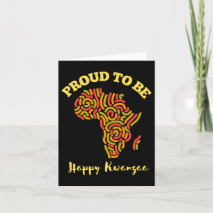 Kwanzaa Celebration Day; Happy Kwanzaa Day For Wom Card