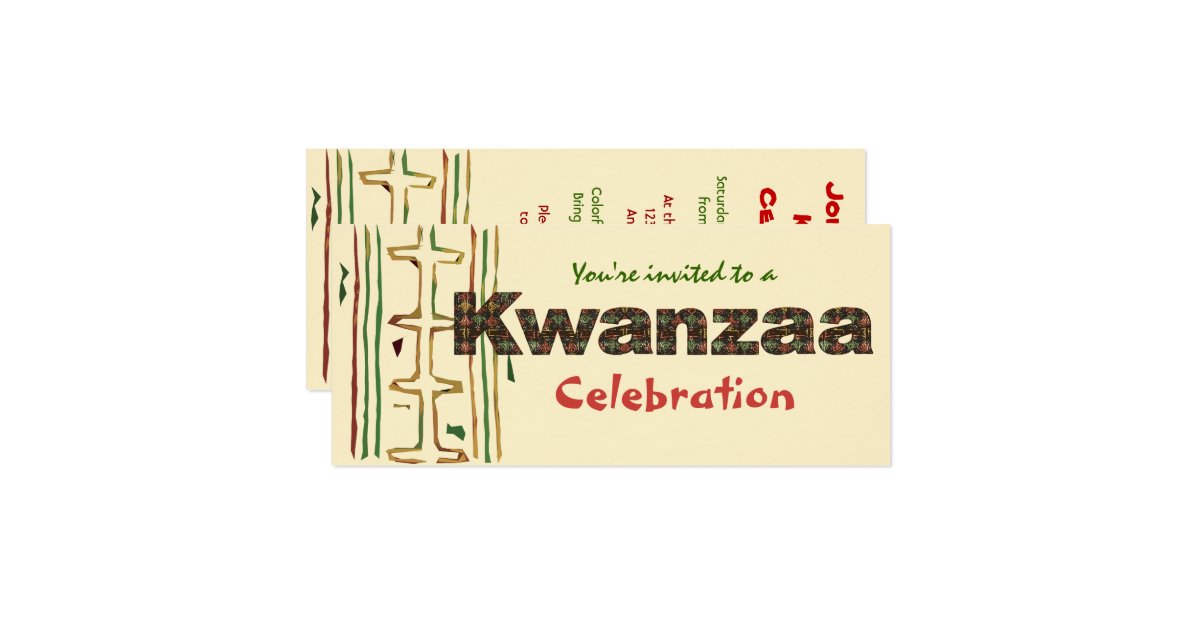 Kwanzaa Celebration Invitations | Zazzle