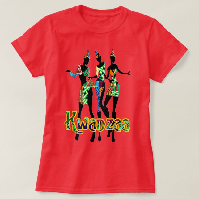 Kwanzaa Celebration” T-Shirt (Design Front)