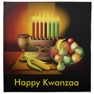 Kwanzaa Cloth Napkin Set