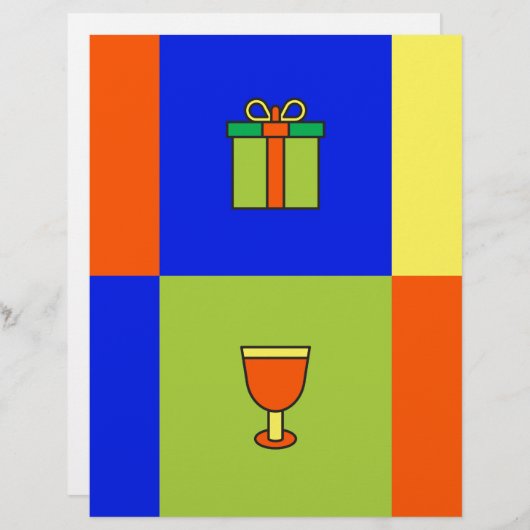 kwanzaa colorblock (Front/Back)