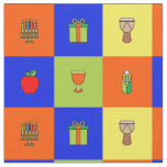 kwanzaa colorblock fabric
