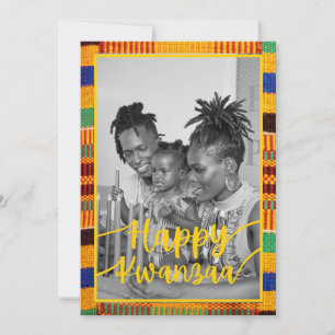 Kwanzaa Colorful Holiday Greeting Card Template