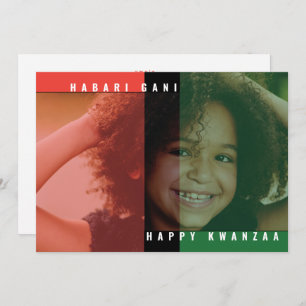Kwanzaa Colors Photo Card