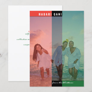 Kwanzaa Colors Photo Card