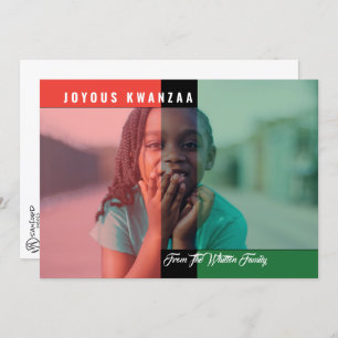 Kwanzaa Colors Photo Card