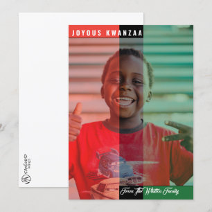 Kwanzaa Colors Photo Card