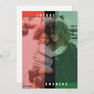 Kwanzaa Colors Photo Card