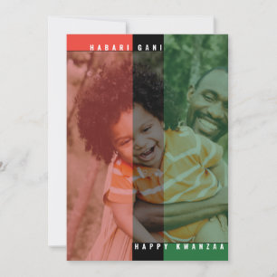 Kwanzaa Colors Photo Card