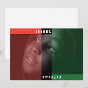 Kwanzaa Colors Photo Card