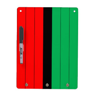 Kwanzaa Colors Red Black Green Stripes Pattern Dry-Erase Board