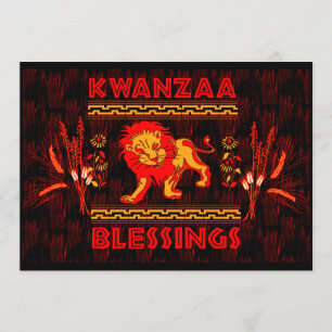 Kwanzaa Dancers Invitation