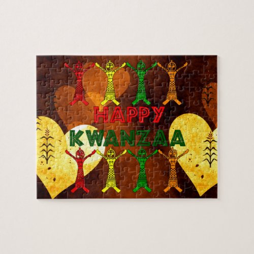 Kwanzaa Dancers Jigsaw Puzzle