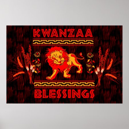 Kwanzaa Dancers Poster