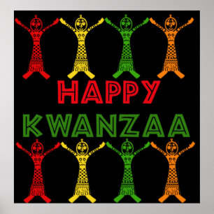 Kwanzaa Dancers Poster