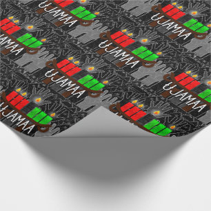 Kwanzaa Day 4 Ujamaa Kinara Cooperative Econimcs Wrapping Paper