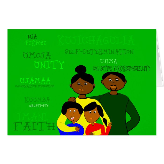 Kwanzaa Family Card