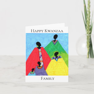 Kwanzaa Family Greeting Card