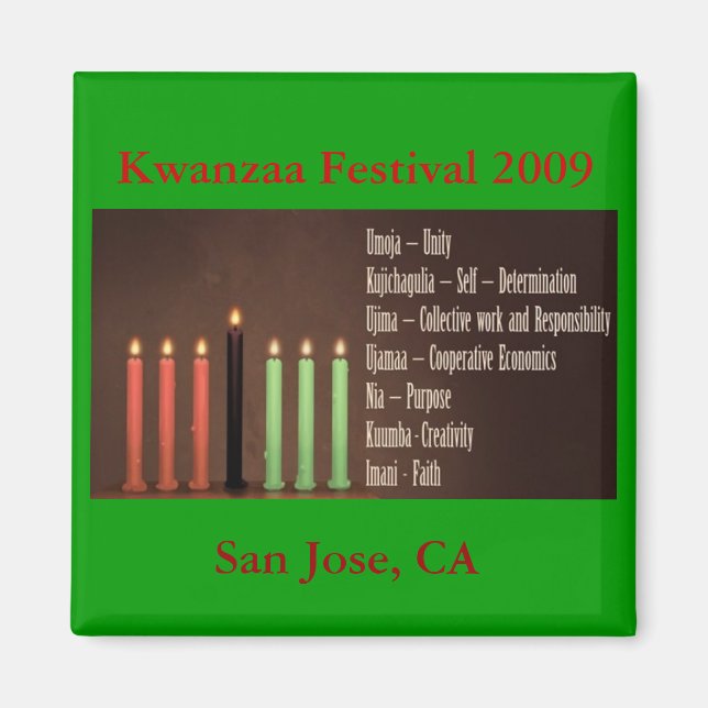 Kwanzaa Festival 2009, San J... Magnet (Front)