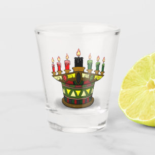 Kwanzaa first fruits shot glass