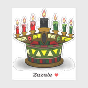 Kwanzaa first fruits sticker