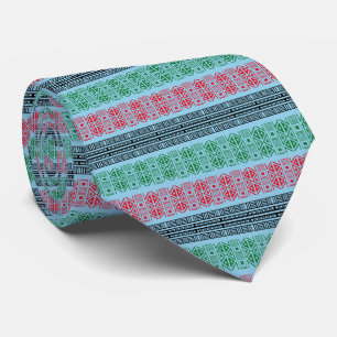 Kwanzaa Flag Patterns Neck Tie