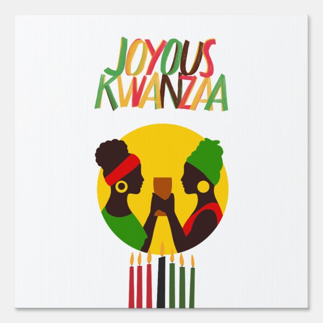 Kwanzaa Garden Sign (Front)