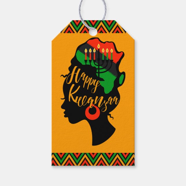 Kwanzaa Gift Tags (Front)