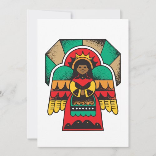 Kwanzaa Guardian Angel Holiday Party Invitations