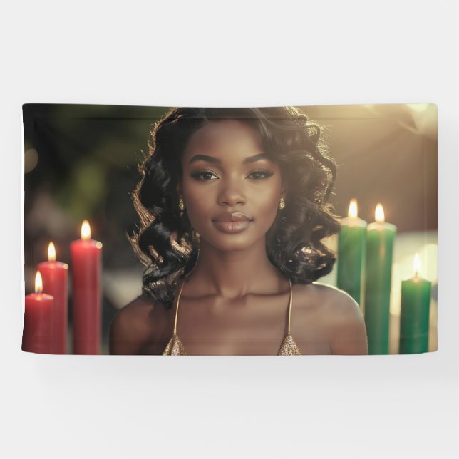 KWANZAA - HAPPY KWANZAA -  BANNER (Horizontal)