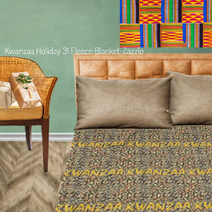 Kwanzaa Holiday-31 Fleece Blanket